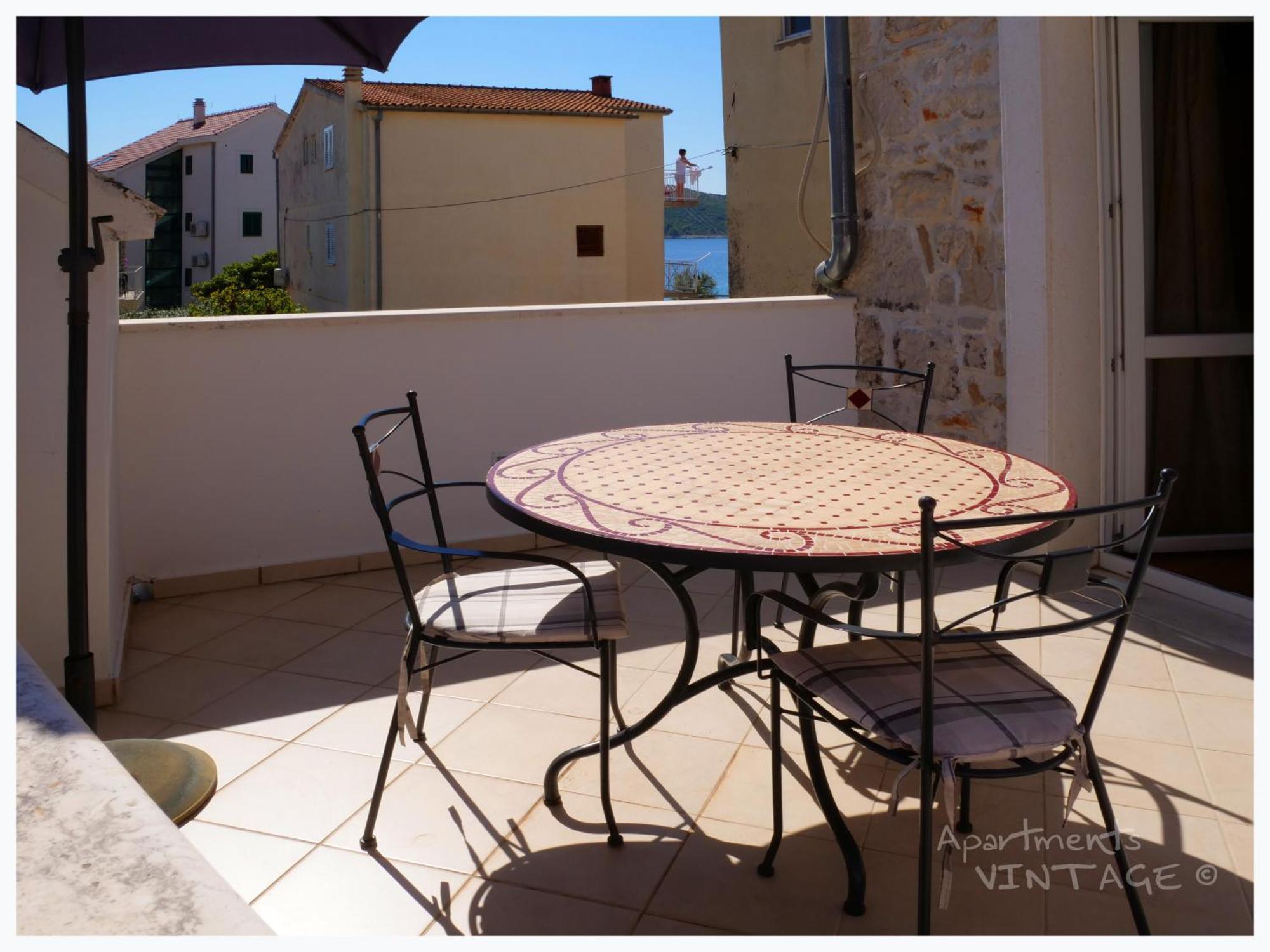 Vintage Appartement Primošten Buitenkant foto